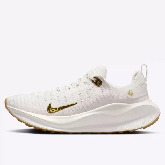 Nike | Shoes | Nike Reactx Infinity Run 4 White Gum Metallic